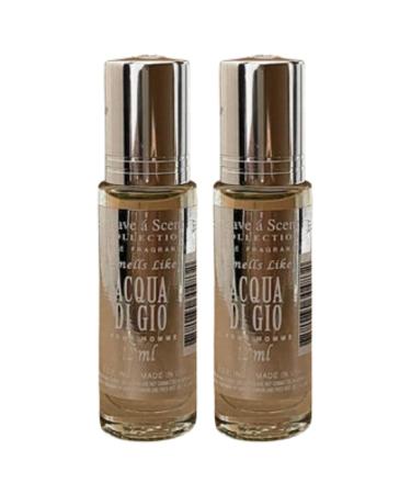 Smell Like Acqua Di Gio Pour Homme Roll On Oil 12ml (Pack of 2)