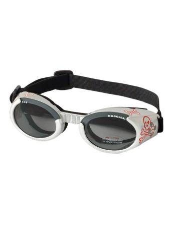Doggles ILS Dog Goggle sunglasses with Skull and Crossbones / Smoke Lens Medium