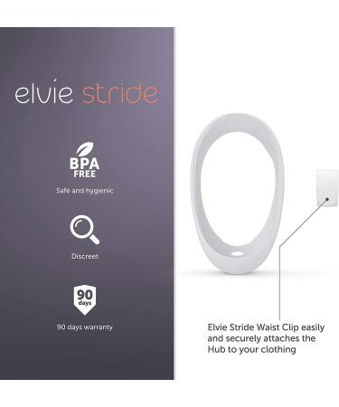 Elvie Stride Waist Clip | Portable & Flexible Breast Pump Accessory | Includes 1 Holster & 1 Clip | BPA Free - Buy Online on GoSupps.com