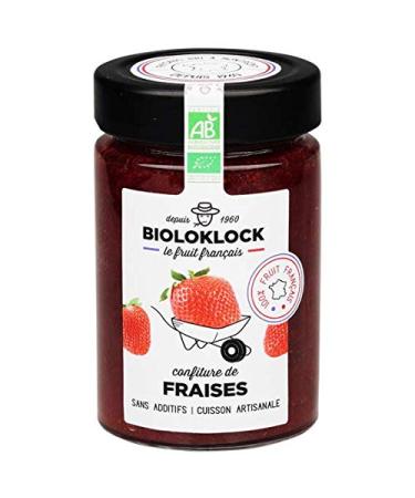 BIOLO'KLOCK Strawberry Jam Fruits French 230g