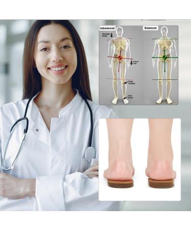 Relistep Heel Lift Cushion for Pain Relief | 4 Layer Pads for Heel Cracking & Plantar Fasciitis | Large Size for Women - Buy Online on GoSupps.com