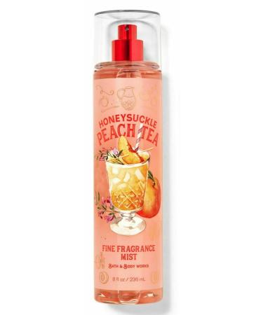 Bath & Body Works Honeysuckle Peach Tea Signature Collection Fragrance Mist 8 Fl Oz (Honeysuckle Peach Tea)