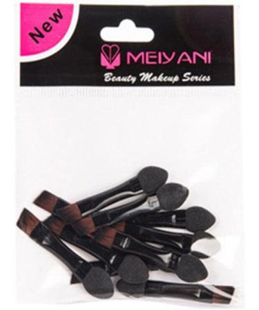 FOMIYES 50pcs Makeup Disposable Applicators Black Suit Eye Shadow Brush Eyebrow Brush Tool Miss Double Head 50pcs Black - Buy Online on GoSupps.com