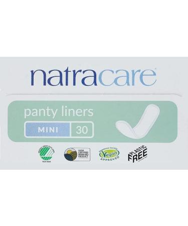 Natracare Panty Liners Mini 30 Count - Pack of 2 | Organic and Natural Feminine Hygiene - Buy Online on GoSupps.com