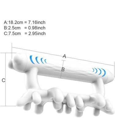 Foragrl Back and Neck Massager | Myofascial Relaxation Scraper & Fascia Roll | Easy-to-Use Physiotherapy Tools | Shoulder & Chiropractic Relief - Buy Online on GoSupps.com