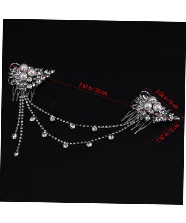 Ipetboom Wedding Bridal Hair Comb Wedding Hair Clip Heart Hair Clip Hair Accessories for Kids Bride Hair Clip Kids Hair Accessories Hair Pin Decorations Mosaic Child Heart-shaped - Buy Online on GoSupps.com