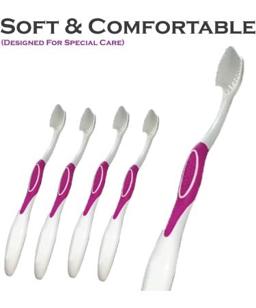 SDC Extra Soft Manual Toothbrush for Sensitive Gums - Ideal for Perio Therapy | 3-Pack for Optimal Oral Care - Buy Online on GoSupps.com