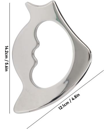 Buy Manual Gua Sha Massage Device - Stainless Steel Physiotherapy Tool with Storage Bag for Muscle Relief - Buy Online on GoSupps.com