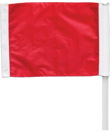 Kwik Goal Premier Corner Flags & Bases Set - Red & Black (4 Flags & Bases) - Buy Online on GoSupps.com