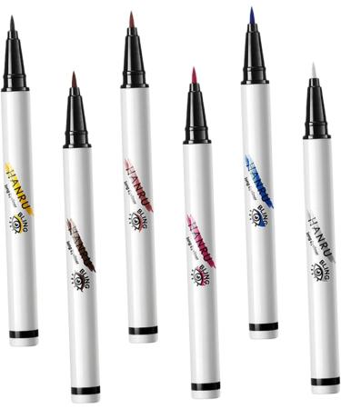 TOVINANNA 18 Pcs Colorful Eyeliner Pen White Eye Liner Colored Eyeliner Pencils Abs Miss No Smudge Set - Buy Online on GoSupps.com