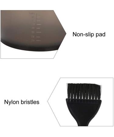 Hair Coloring Brush Anti Slip Hair Dyeing Styling Tool Hair Coloring Brush Hair Tint Salon Mixing Bowl Set for Salon and Household(1#) - Buy Online on GoSupps.com