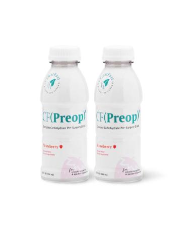 CF Nutrition CF(Preop) Complex Carbohydrate Pre-Surgery Drink, Promotes Highest Level of Presurgery Safety, Comfort, & Nourishment, Clear Liquid, Strawberry, 12 Fl Oz (Pack of 2) Strawberry 12 Fl Oz (Pack of 2)