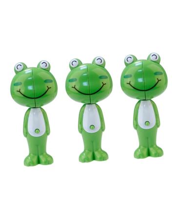 Zerodeko 3pcs toothbrushes for Kids Tooth Brush for Kids Toothbrush with Holder Toothbrushes Rack Bathroom Accessories Toothbrush Holder Cartoon Baby Picture 1x3pcs 5.6x12.5cmx3pcs
