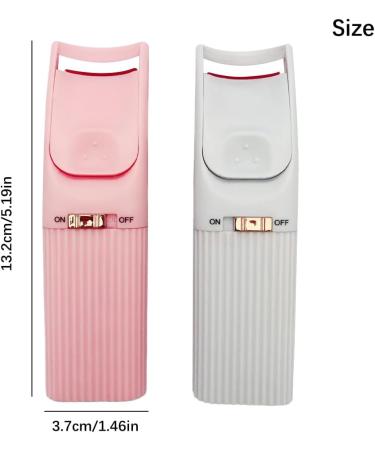 Heated Eyelash Curler Fast Heated Lash Curler Rechargeable Electric Eyelash Curler Handheld Eye Lash Curler Portable Long Lasting Natural Curling Lash Styling Tools - Buy Online on GoSupps.com