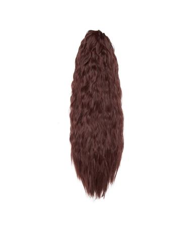 SEGO Reddish Brown Hairpiece Bun Extensions - Wavy Ponytail Hair Tie & Updo Braid - Buy Online on GoSupps.com