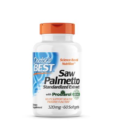Doctor's Best Best Saw Palmetto Extract (320 mg) Softgel Capsules 60-Count