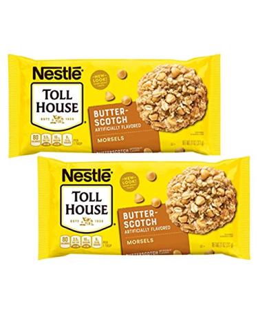 Nestle Toll House Butterscotch Morsels Chips for Baking, Toppings - 2 Pk (22 oz)