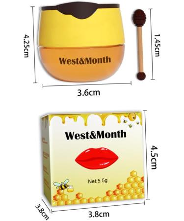 Healeved Moisturizing Lip Mask Hydrating Lip Balm Chapped Lips Mask Honey Lip Balm Overnight Lip Mask Hydrating Lip Mask Hydrating Lip Sleeping Mask At Night Facial Mask Supplies Miss Wax - Buy Online on GoSupps.com
