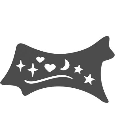 Eyeliners Stencils Wing Tips Flexible Soft Eyeliners Tool - Beveled Design Contour Guide for Makeup Beginners & Beauty Lovers Black - Buy Online on GoSupps.com