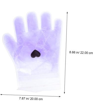 Beatifufu 1 Pair Lavender Hand Wax Set Paraffin Hand Wax Cover Socks for Booties Gel Gloves Gel Socks Spa Gloves Wax Hand Cover Parrafin Wax for Hands Spa Moisturizer Non-woven Fabric Purple - Buy Online on GoSupps.com
