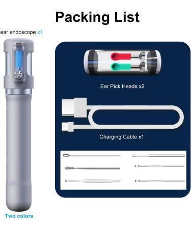 Buy DTD Wireless Ear Otoscope 3.5mm 1080P HD Earwax Cleaning Tool - Compatible with iOS & Android Tablets | International Shipping Available - Buy Online on GoSupps.com