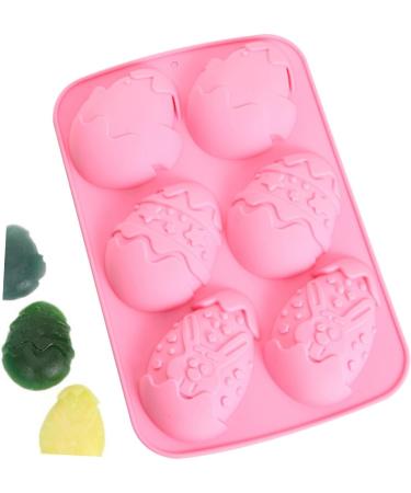 Milisten Cake Molds Silicone Cookie Stencil Silicone Gummy Molds DIY Soap Mold Cookie Molds Ice Cube Mold Candy Craft Mold Egg Candy Mold Baking Tool Supplies Pink Eggs Chocolate - Buy Online on GoSupps.com