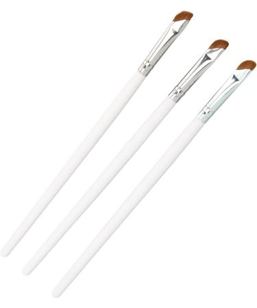 Ultra Thin Angled Brush Pack of 3 Easy Control Accurate Painting Comfortable Grip Suitable for Experts or Beginners Nylon Brush Skin Friendly - Buy Online on GoSupps.com