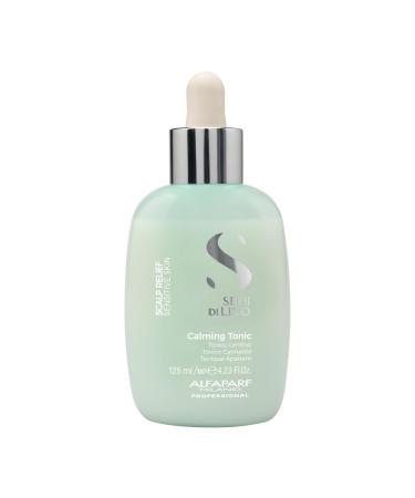 Alfaparf Milano Semi Di Lino Scalp Relief Calming Tonic for Sensitive Skin - Calming Dry Scalp Treatment & Scalp Detox to Soothe Sleek and Shine - Professional Salon Quality (4.23 oz / 125 ml)