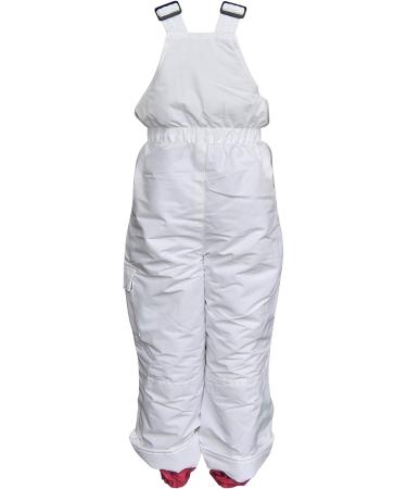 Snow Country Outerwear Girls Ski Snow Bibs 7 White - Insulated Pants - Buy Online on GoSupps.com