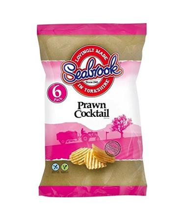 SEABROOK Seabrooks Chips Shrimp Cocktail 6 Pack 150 g (Pack of 2)