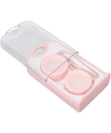 Anggrek Pink Portable Contact Lens Box Set - Complete & Eco-Friendly Storage Solution with Tweezers - Buy Online on GoSupps.com