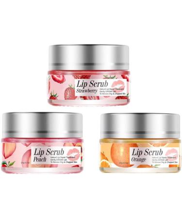 Lip Scrub Exfoliator Lip Overnight Moisturizer Sleeping Cream Lip Repair Balm Peach lip repair - Buy Online on GoSupps.com