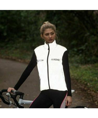Proviz Women's Reflect 360 Gilet - High Visibility Silver-Grey Jacket for Safe Outdoor Adventures - Buy Online on GoSupps.com