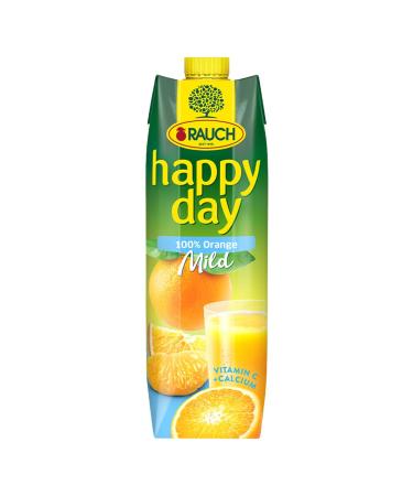 Rauch Happy Day Orange Juice Mild + Calcium Pack of 6 (6 x 1L) - Refreshing & Healthy International Shipping Available - Buy Online on GoSupps.com