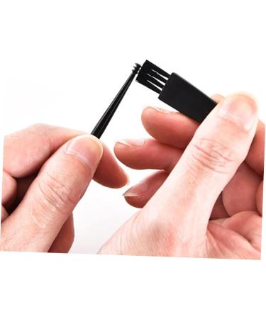 ULTECHNOVO Ear Cleaner Cleaning Brush Set - Portable Ear Pick Tool Kit for Gently Cleaning Ear Canal - Black, 12x0.5cm - Buy Online on GoSupps.com
