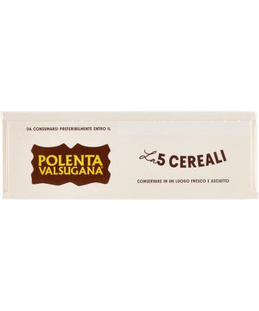 6x Valsugana Polenta with 5 Grains - Quick Gluten-Free Meal (350g Pack) - Crispy Corn Buckwheat Quinoa & Amaranth - Buy Online on GoSupps.com