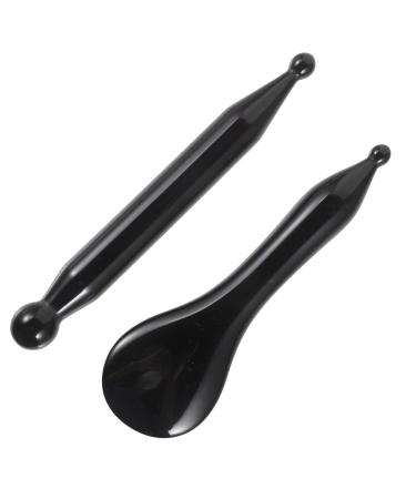 Homsfou 2st massage gua Sha body massage device Face massage tool body point sample pen acupuncture point stick foot massage devices whole body tablets scratch beeswax massage stick