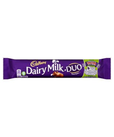 Sales Tradings Limited Cadbury Dairy Milk Duo Barre de lait 36 x 58,6 g