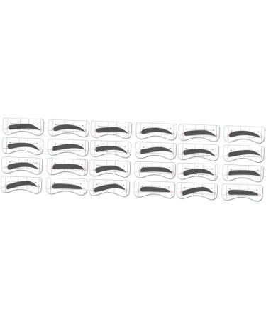 FRCOLOR 96 Pairs 8 Eyeshadow Eyebrow Makeup Tools Eyebrow Stickers Eyebrow Card Suite Conjoined Card - Buy Online on GoSupps.com