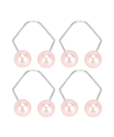 2 Pair Dimple Makers PiercingFacial Dimple Trainer to Improve Smile for Face Cheeks Dimple Maker Balls for Men Women (Pink)
