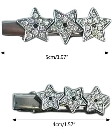 amangul Rhinestones Star Hair Clip Rhinestones Star Hair Accessories Star Barrettes Star Hairpin Crystal Star Hair Clip - Buy Online on GoSupps.com