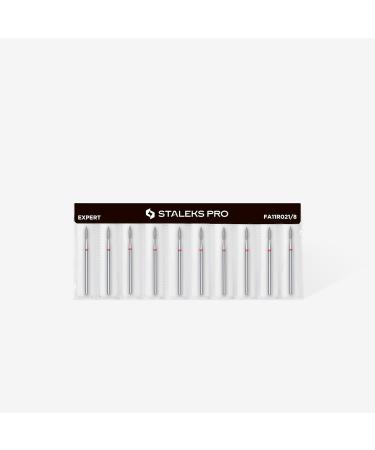 STALEKS PRO - Diamond Bit - Sharp Flame (Red Ring) I Attachment for Nail Cutters I Grinding Attachment for Electric Grinding Equipment I Nail Drill Bit for Apparative Manicures and Pedicures - Buy Online on GoSupps.com