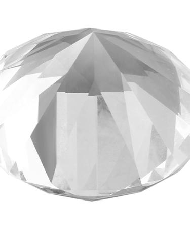 Nail Art Display Glass Crystal Diamond Hand Model Shooting Ornament Manicure Accessories (60 mm White) - Buy Online on GoSupps.com