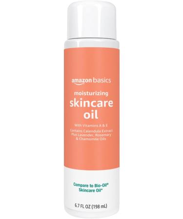 Amazon Basics Moisturizing Skincare Oil with Vitamins A & E - 6.7 Fl Oz - Nourishing Hydration for Glowing Skin - Buy Online on GoSupps.com