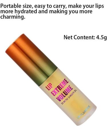 Lip Plumper Essential Oil Full Lip Enhancer Moisturize Lips Light Lip Wrinkles Moisturize Lip Oil(For Day + Night Use) - Buy Online on GoSupps.com