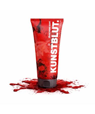 TK Gruppe Timo Klingler Fake Blood 50ml Fake Blood for Halloween Carnival Makeup and Fancy Dress - Washable and Incredibly Realistic