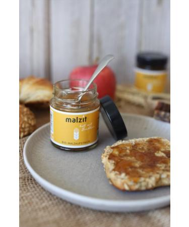 Organic Malzit Spread - Vegan Barley Malt Spread for Bread & Croissants | 4 x 150g (Light & Dark) - Low Sugar - Buy Online on GoSupps.com