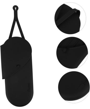 NOLITOY Curling Iron Storage Bag Hair Iron Silicone Bag Hair Dryer Bag Curling Iron Organizer Bag Universal Curling Iron Bag Hair Curler Pouch Curling Iron Carrier Curling Iron 29.50X13.50X2.00CM Black - Buy Online on GoSupps.com