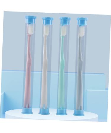 Ultechnovo Portable Tooth Cleaning Brushes - Set of 4 Charcoal Bristle Toothbrushes for Women - Ideal for Travel & Oral Care - Buy Online on GoSupps.com