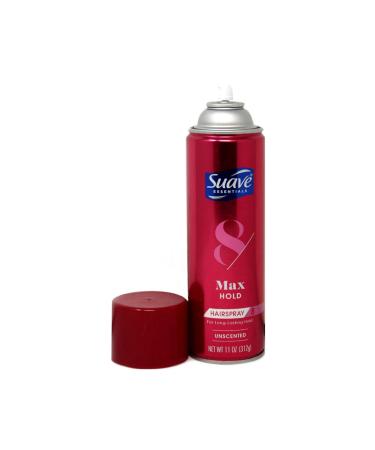Suave Unscented Hairspray Max Hold 11 oz - Buy Online on GoSupps.com